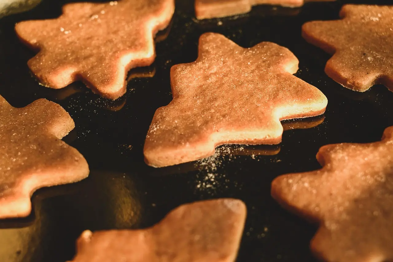 Småkager på bageplade